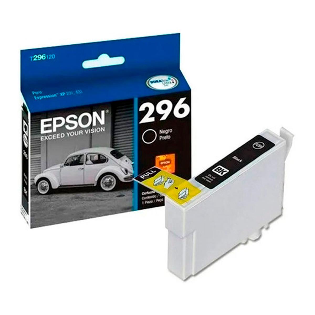 Cartucho De Tinta Epson 296 Negro T296120-AL